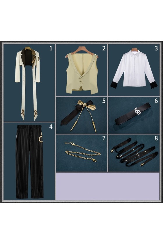 2XXT Cosplay Arknights Fang the Fire-Sharpened A Pure Pianissimo Outfit Cosplay Costume